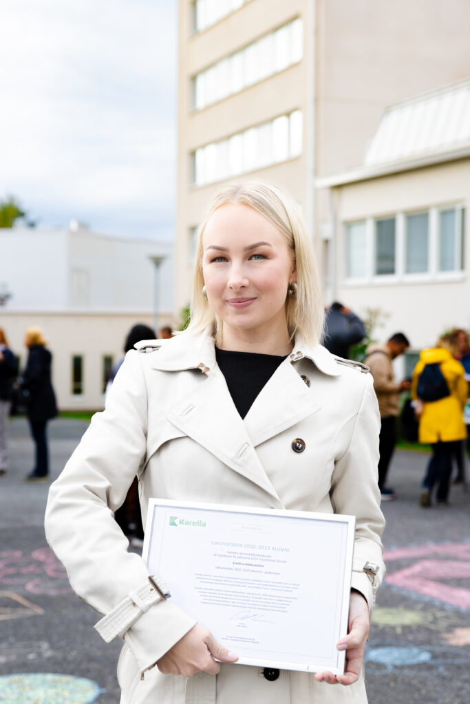 Vuoden alumni Eveliina Miikkulainen