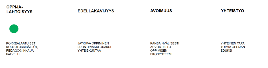 Digivisio 2030 arvot ja eettiset periaatteet materiaalia, 3.4.2024