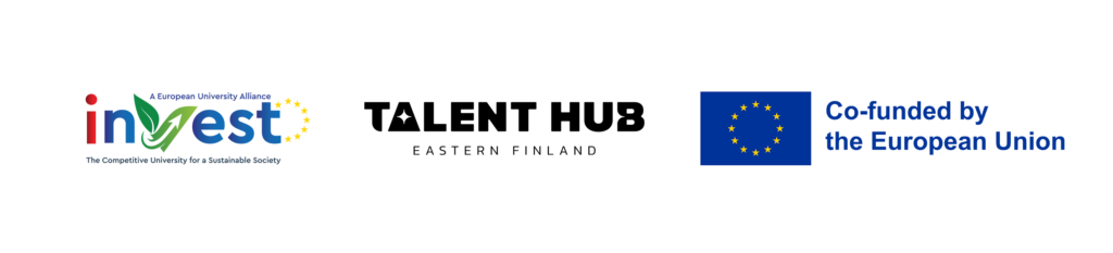 Logos of INVEST alliance, Talent Hub and European Union. 